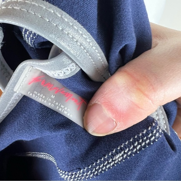 Free People Give it a Whirl Dress FP Movement Navy Size M - Picture 9 of 10